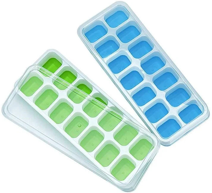 Easy Pop Ice Tray – 14 Slot With Silicone Base