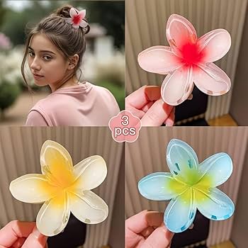 3Pcs Flower Hair Clip, Health and Beauty