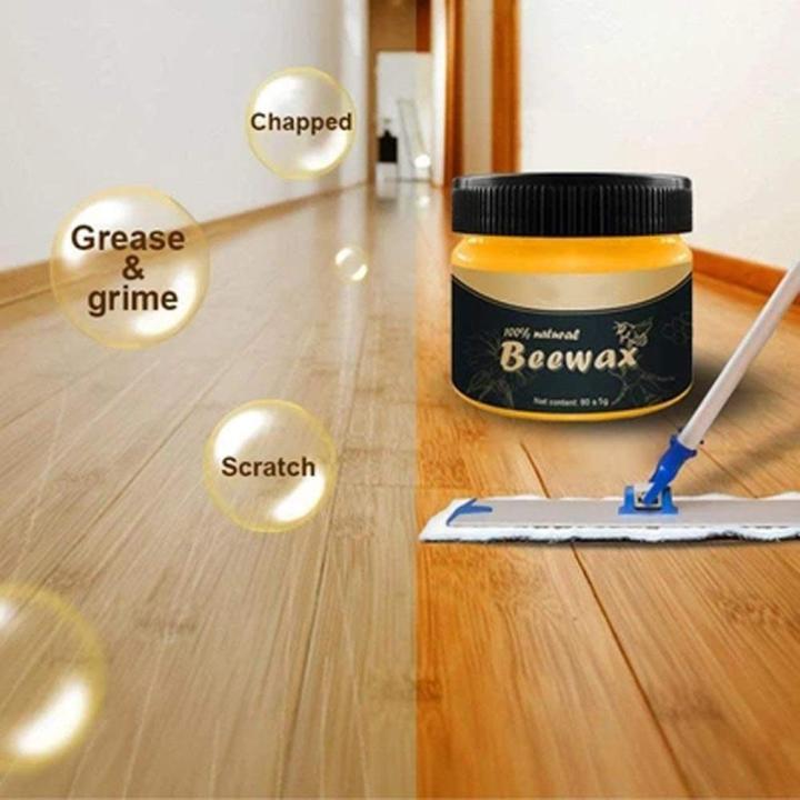 Beewax Honey Grain Wood Polish