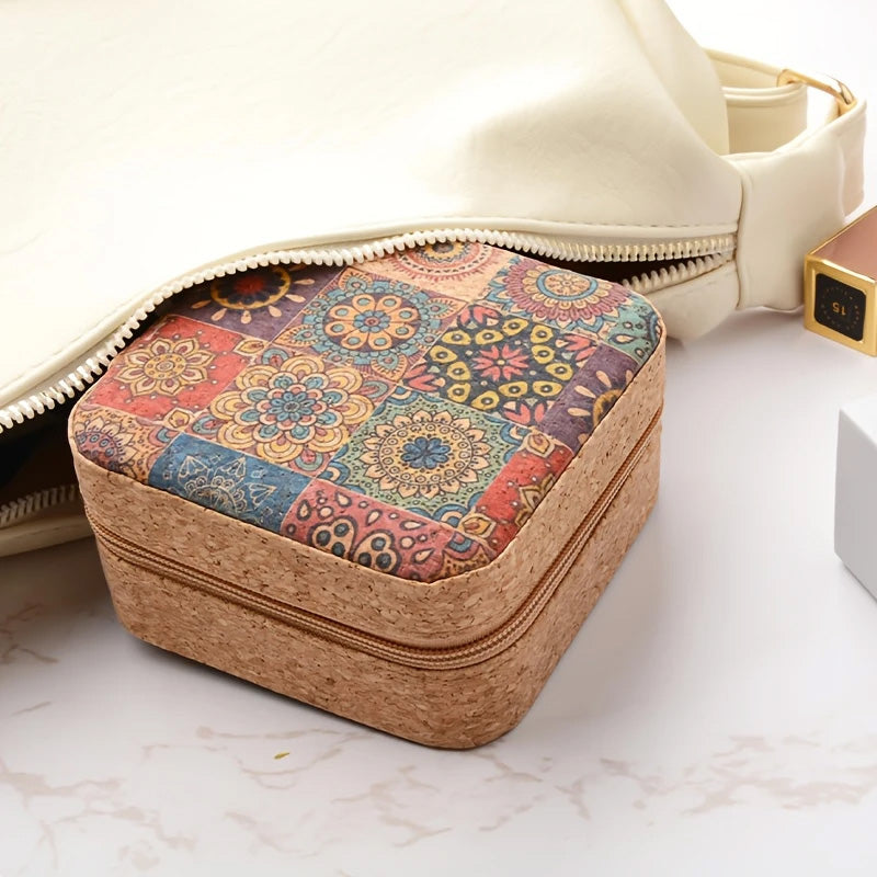 Jewelry Box With Vintage Flower Design