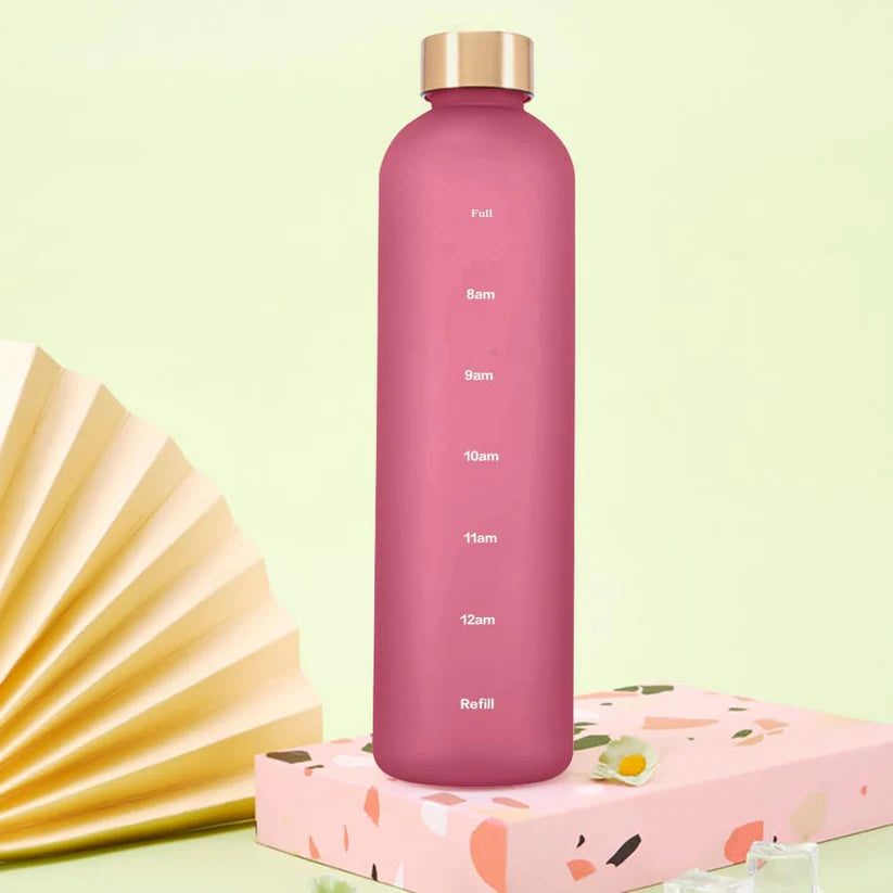 Plastic Frosted Water Bottle