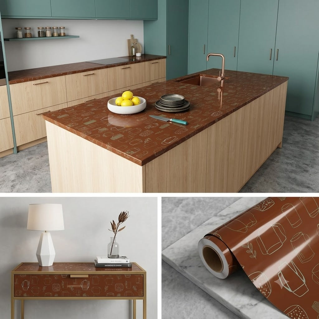 Self-Adhesive Peel & Stick Furniture & Kitchen Wallpaper