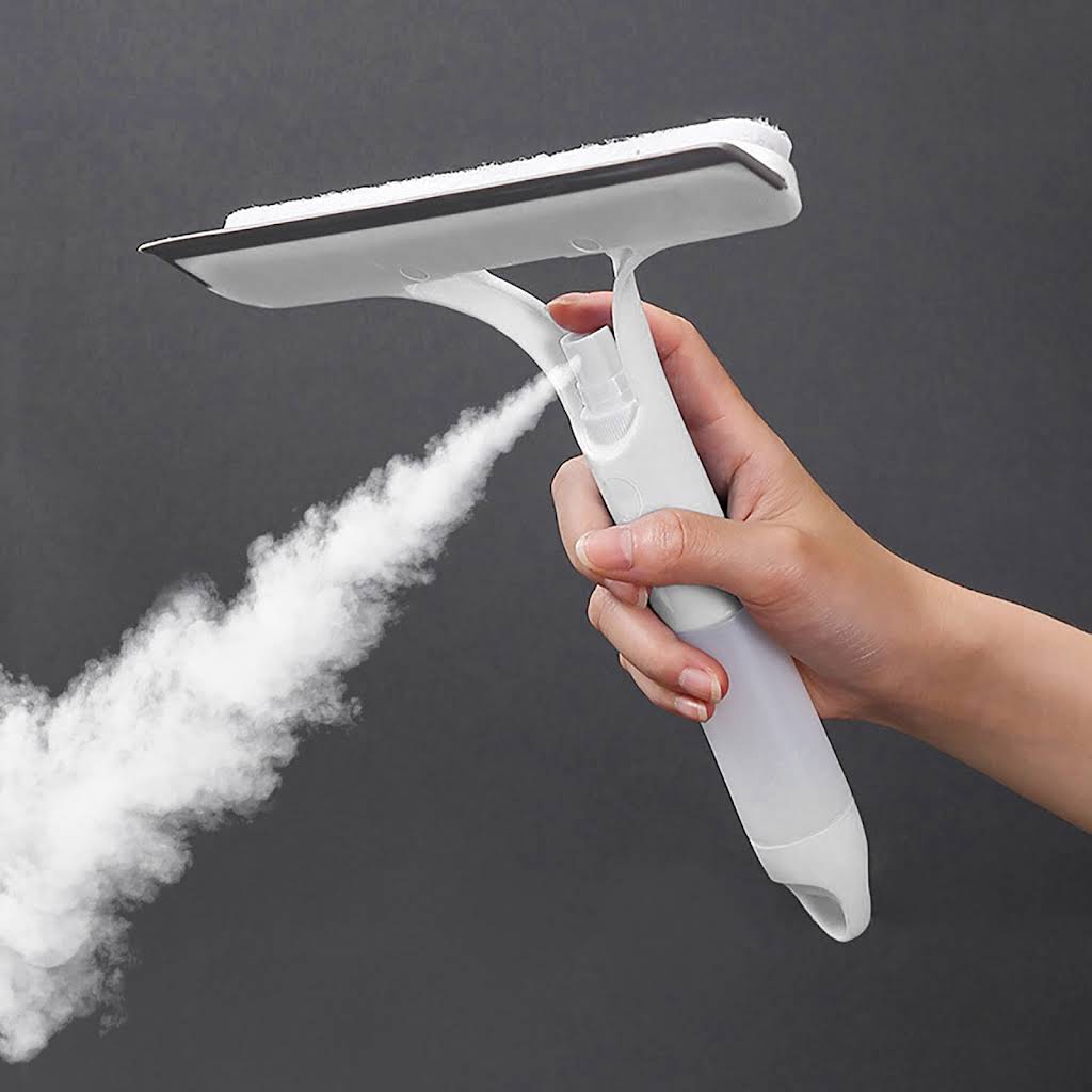 Spray & Wipe Window Cleaner – 3-in-1 Squeegee for Glass, Mirrors & Surfaces