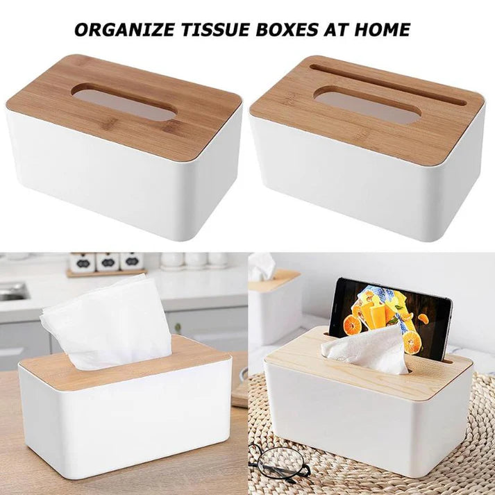 Wooden Texture Tissue Box
Home and Living