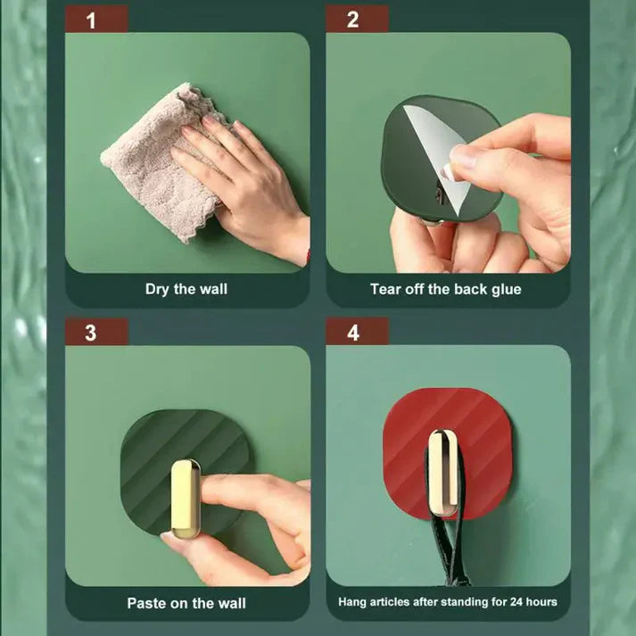 3 Pcs Quick Stick Multifunctional Wall Hooks