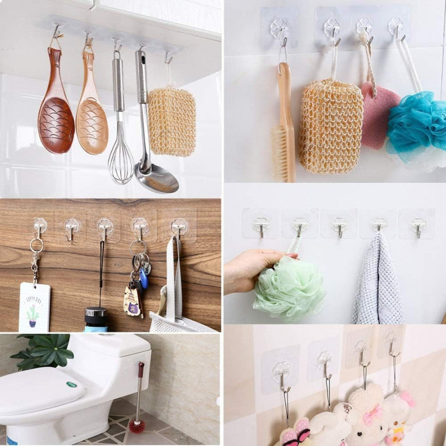 Pack Of 30 Heavy Duty Wall Adhesive Wall Hooks