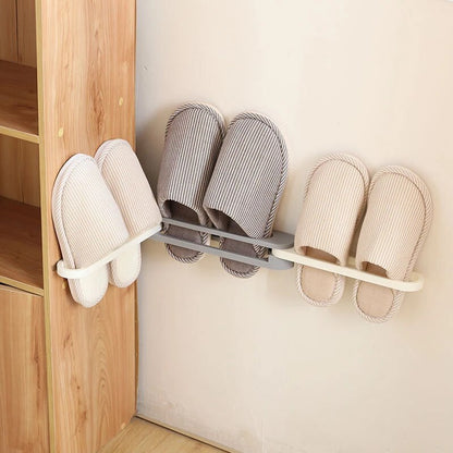 Space-Saving Slipper Holder