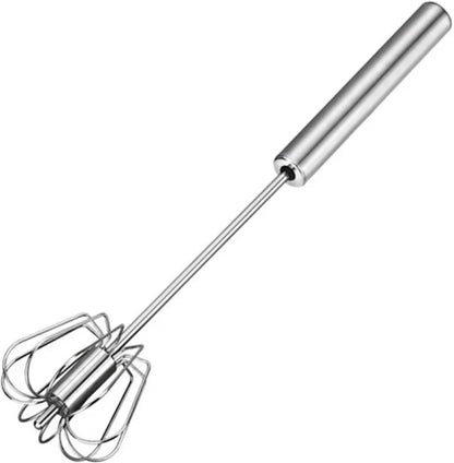 Hand-powered egg beater for effortless mixing and whipping