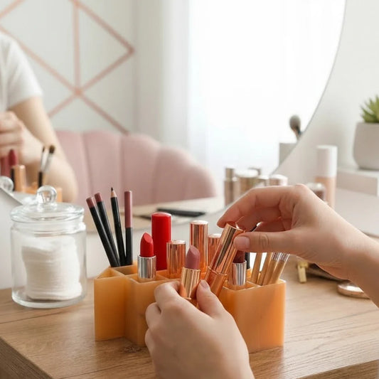 12 Grid Lipstick Storage Box Quick Pick, Cosmetic Organizer 