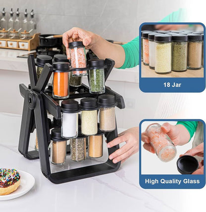 18 Jar Rotating Spice Rack