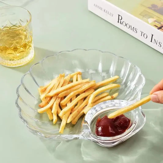 1Pcs Acrylic Snacks Plate, Kitchen Accessories 