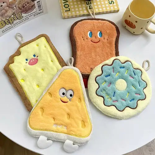 1Pcs Kitchen Cartoon Towel, Home and Living 