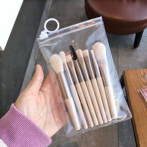 8 Pcs Travel Portable Soft Makeup Brushes Set