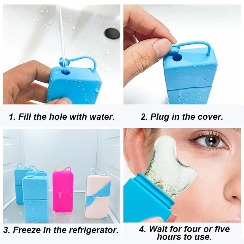Chill Face Silicone Ice Mold Facial Roller