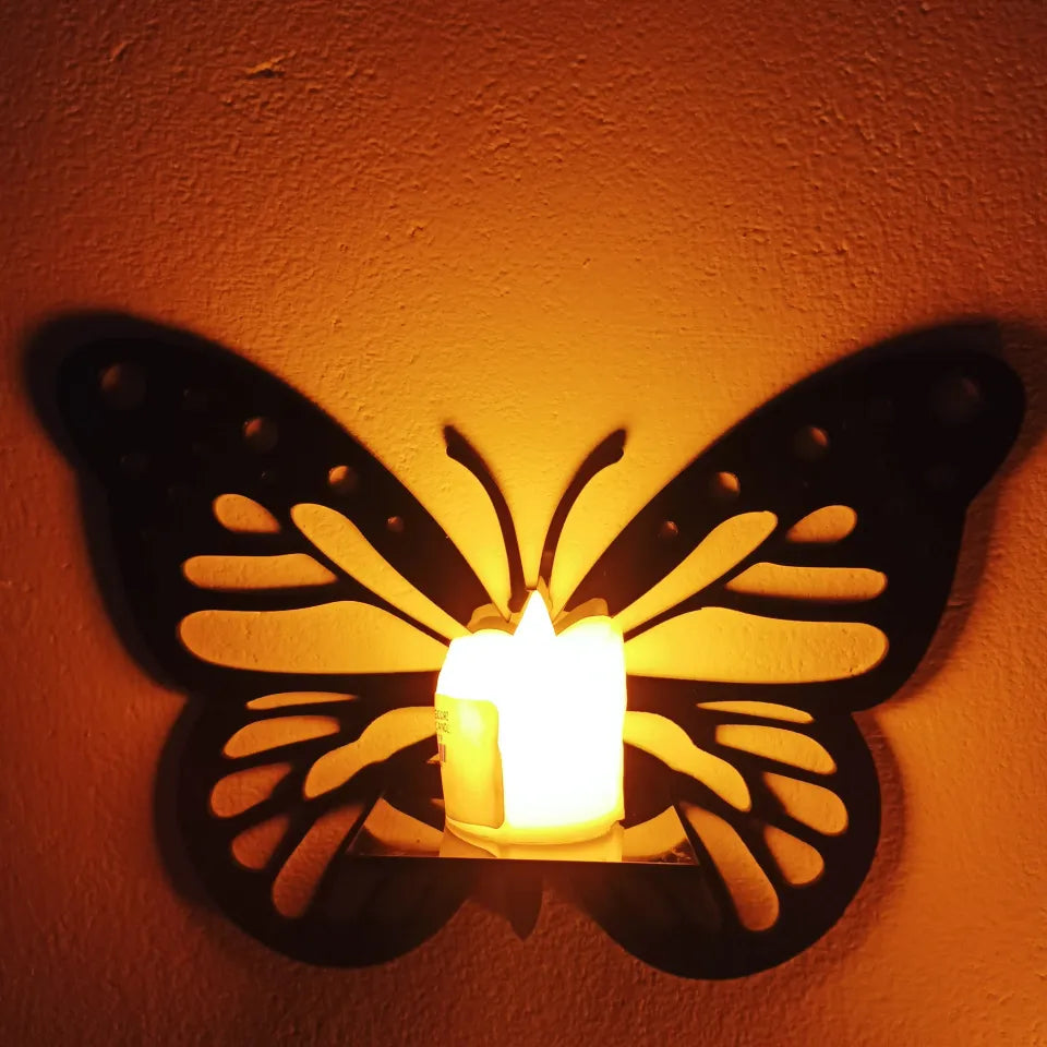 3-Piece Wooden Butterfly Art Collection