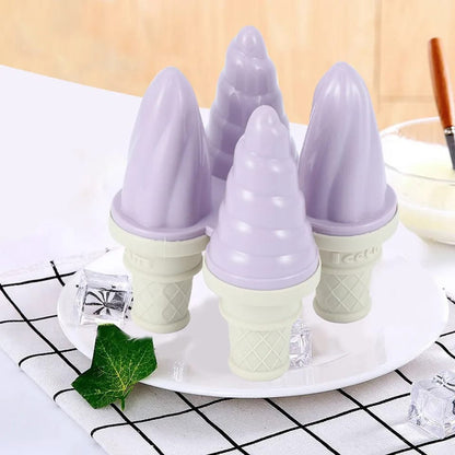 4 Pcs Cone Making Molds