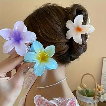 3Pcs Flower Hair Clip, Health and Beauty 