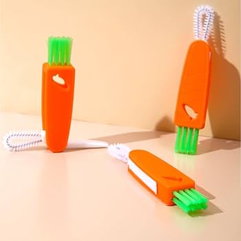3in1 Carrot Cleaning Brush, Home and Living 