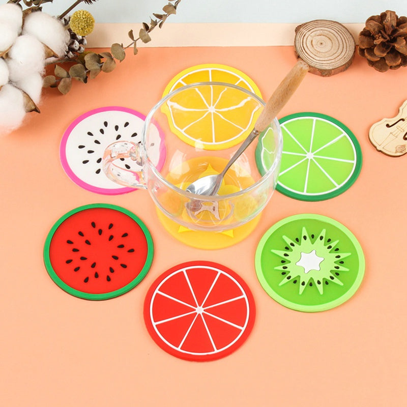 1Pc Fruit Shape Silicone Cup Pad