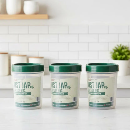 400ml Snack Keeper Plastic Storage Boxes 3 Pack