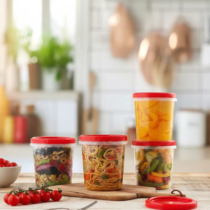 400ml Snack Keeper Plastic Storage Boxes 3 Pack