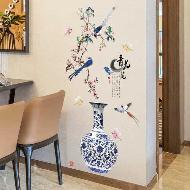 Blossom Vase Wall Sticker