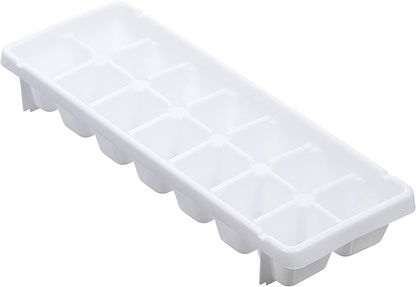 2pcs Easy Release White Ice Cube Tray(16 cubes)