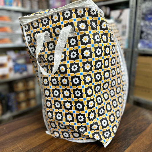 Ajrak Pattern Storage Bag