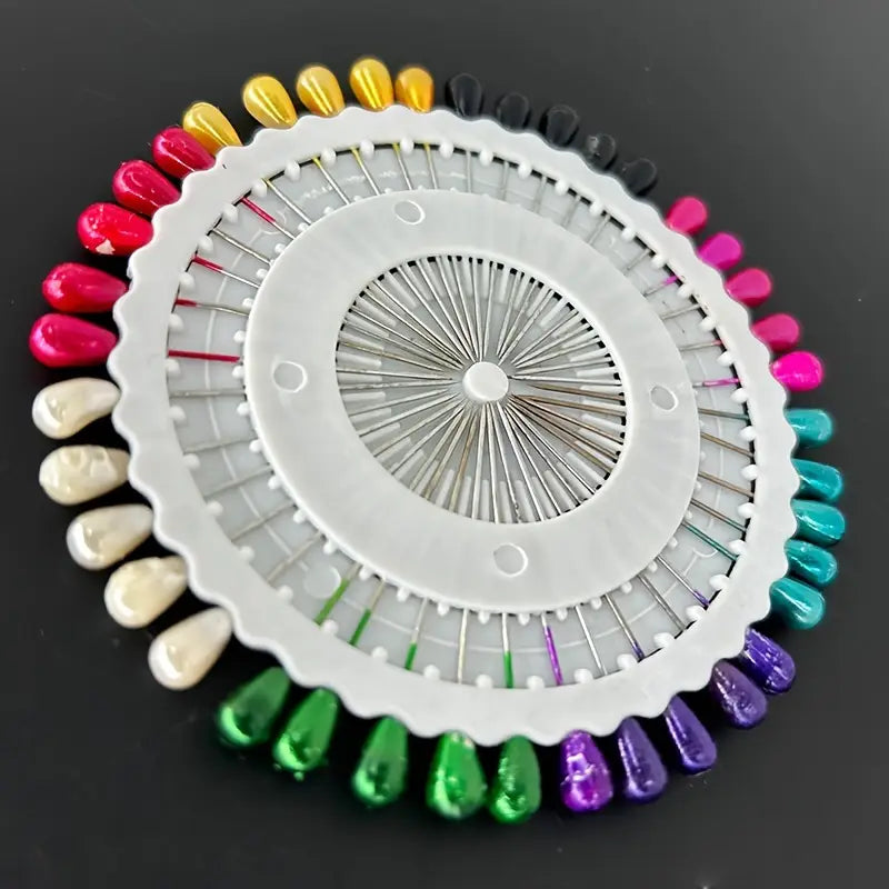 Pearl Style Hijab Pins Multi Color Decorative Scarf Pins