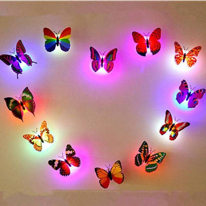 10 Pcs Butterfly LED Night Lights