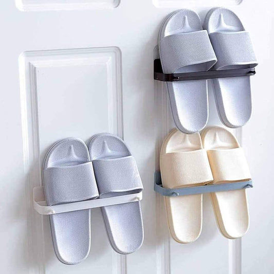 Space-Saving Slipper Holder