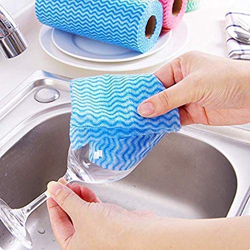 Roll of Washable Cleaning Wipes for Kitchen