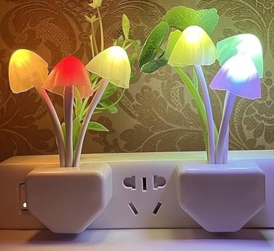 1Pcs Mushroom Night Lamp Decorative LED Light For Home & Bedroom