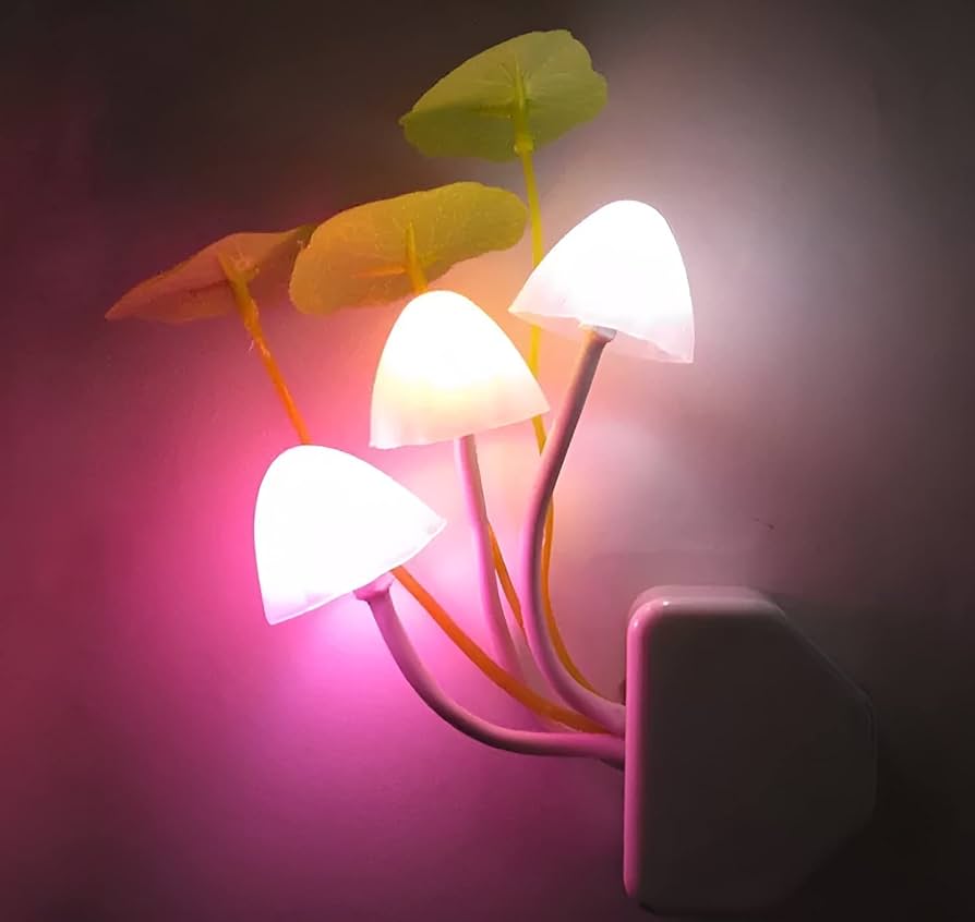 1Pcs Mushroom Night Lamp Decorative LED Light For Home & Bedroom