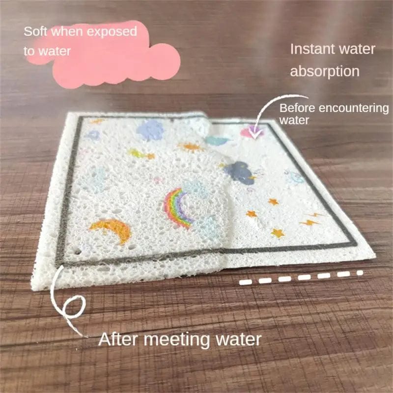 Instant Absorbent Dish Washing Square Sponge