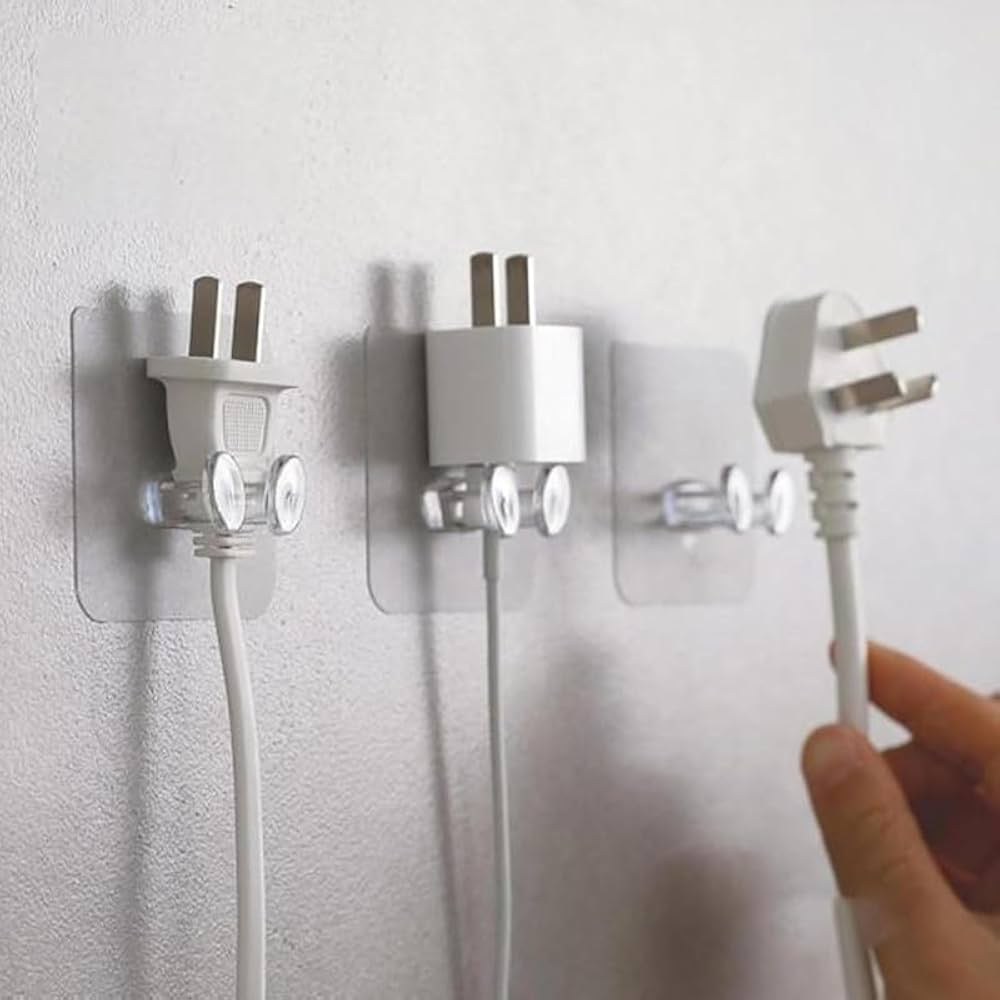 5PCS Multi-Functional Plug Socket Storage Holders