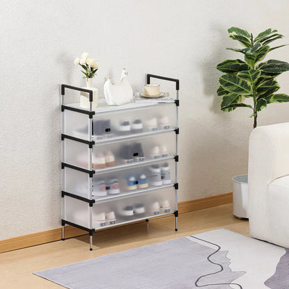 Compact High-Capacity 5 Layer Shoe Storage Rack