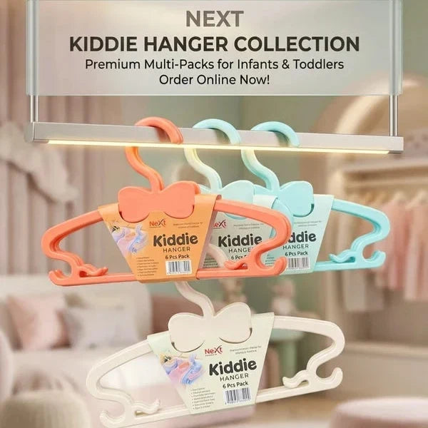 6-Piece Baby Hanger Set – Clothes Hangers for Infants & Toddlers