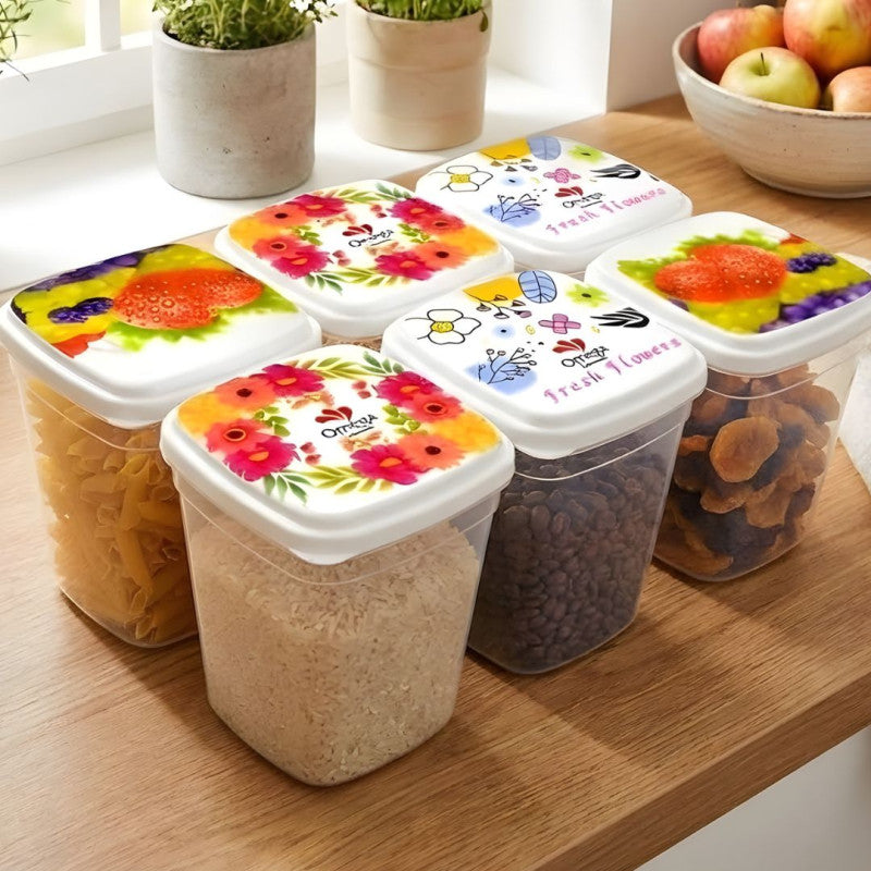 6-Piece Multipurpose Storage Jar Set – 250ml