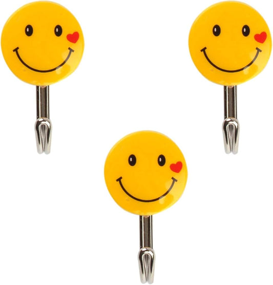 5 Piece Emoji Decor Hooks
