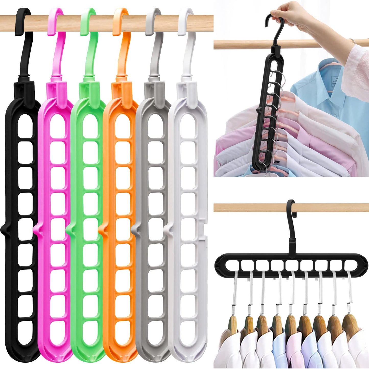 9 Hole Magic Clothes Hanger