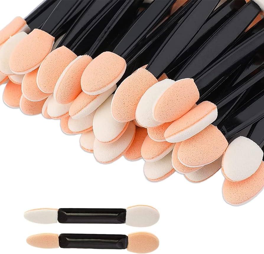 20PC Shadow Applicator Sponge Double Ended Eyeshadow Brush