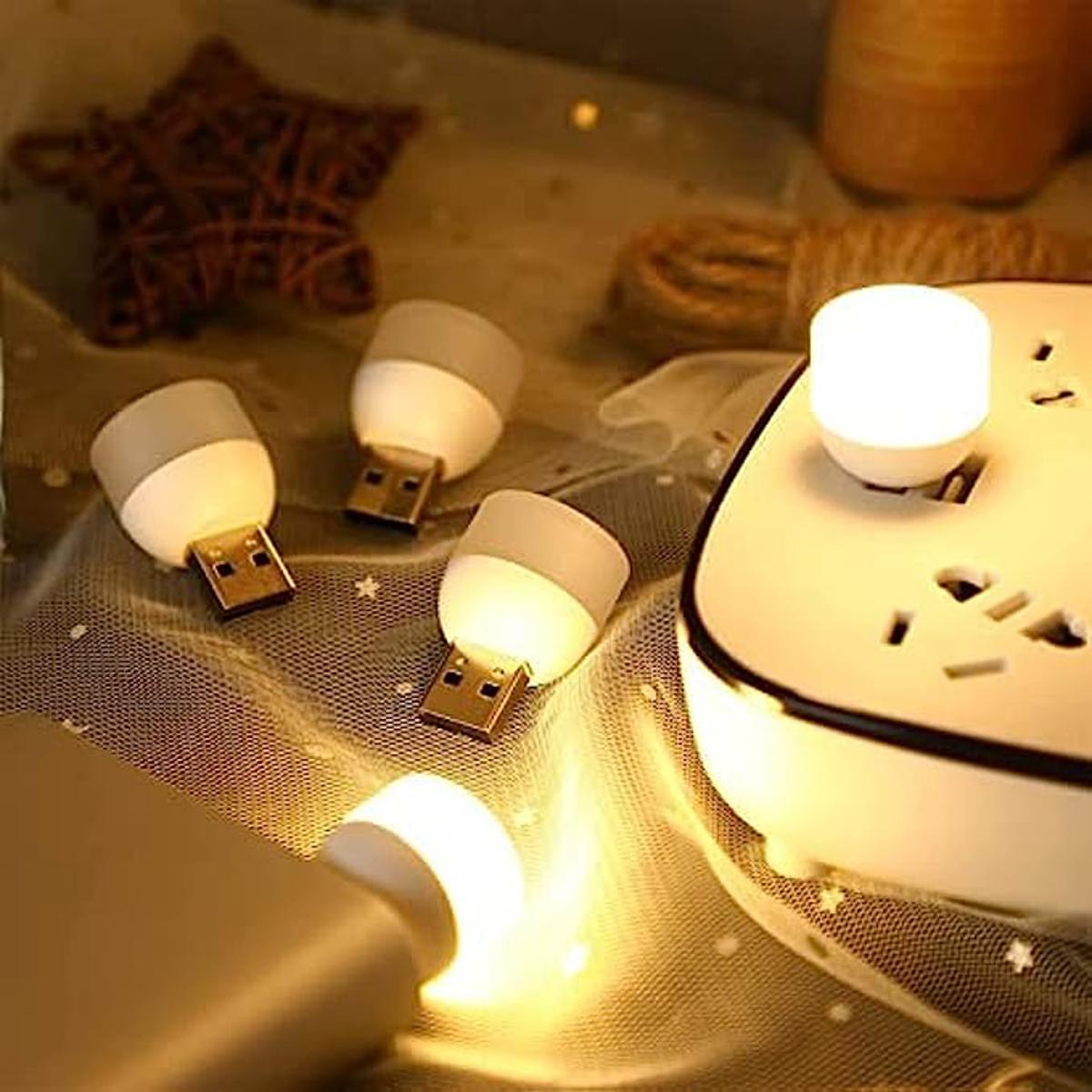 Mini USB Night Light Portable LED Bulb For Study Travel & Home
