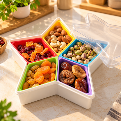 Multipurpose Masala Storage Box Colorful Spice Organizer With Clear Lid