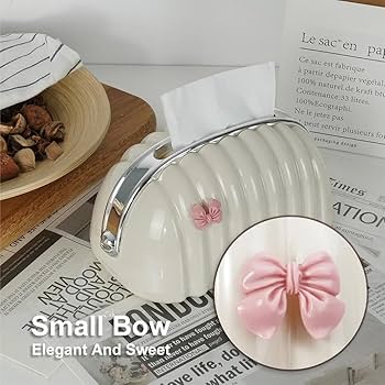  Bow Tissue Box, Home and Living 