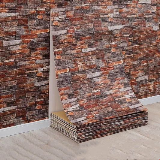 Brown Brick Sheet, Home and Wall Decor