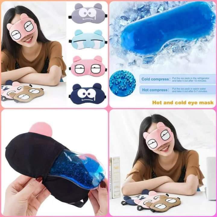  Cartoon Gel Eye Mask, Home and Living 
