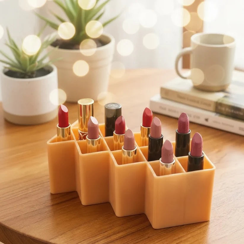 12 Grid Lipstick Storage Box Quick Pick, Cosmetic Organizer 
