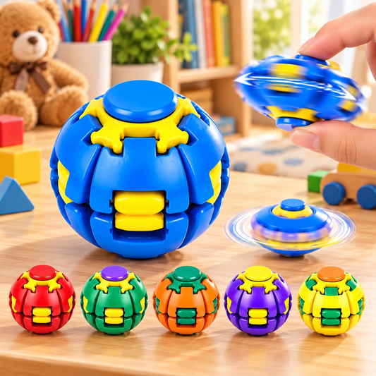 Colorful Fidget Spinner Ball – Fun Handheld Play Toy for Kids