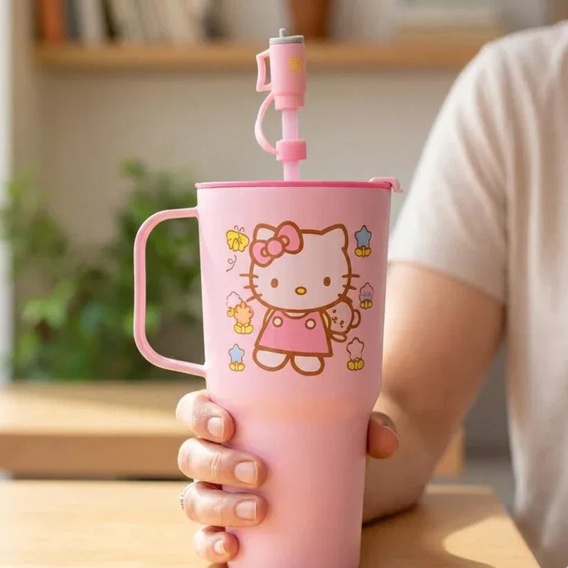 Cute Printed Plastic Tumbler Cup (Assorted Designs)